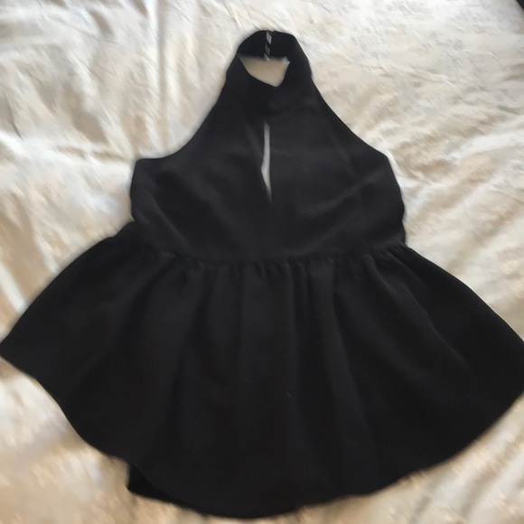 NWT Elizabeth and James Peplum backless Halter M - Picture 4 of 8